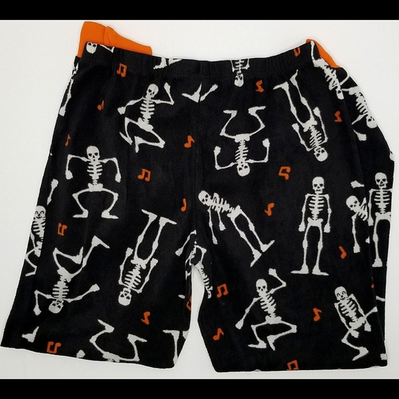 Halloween Family Pajamas "The Boo Crew" Skeleton Print Fleece PJ Set- Size Small - Picture 10 of 11